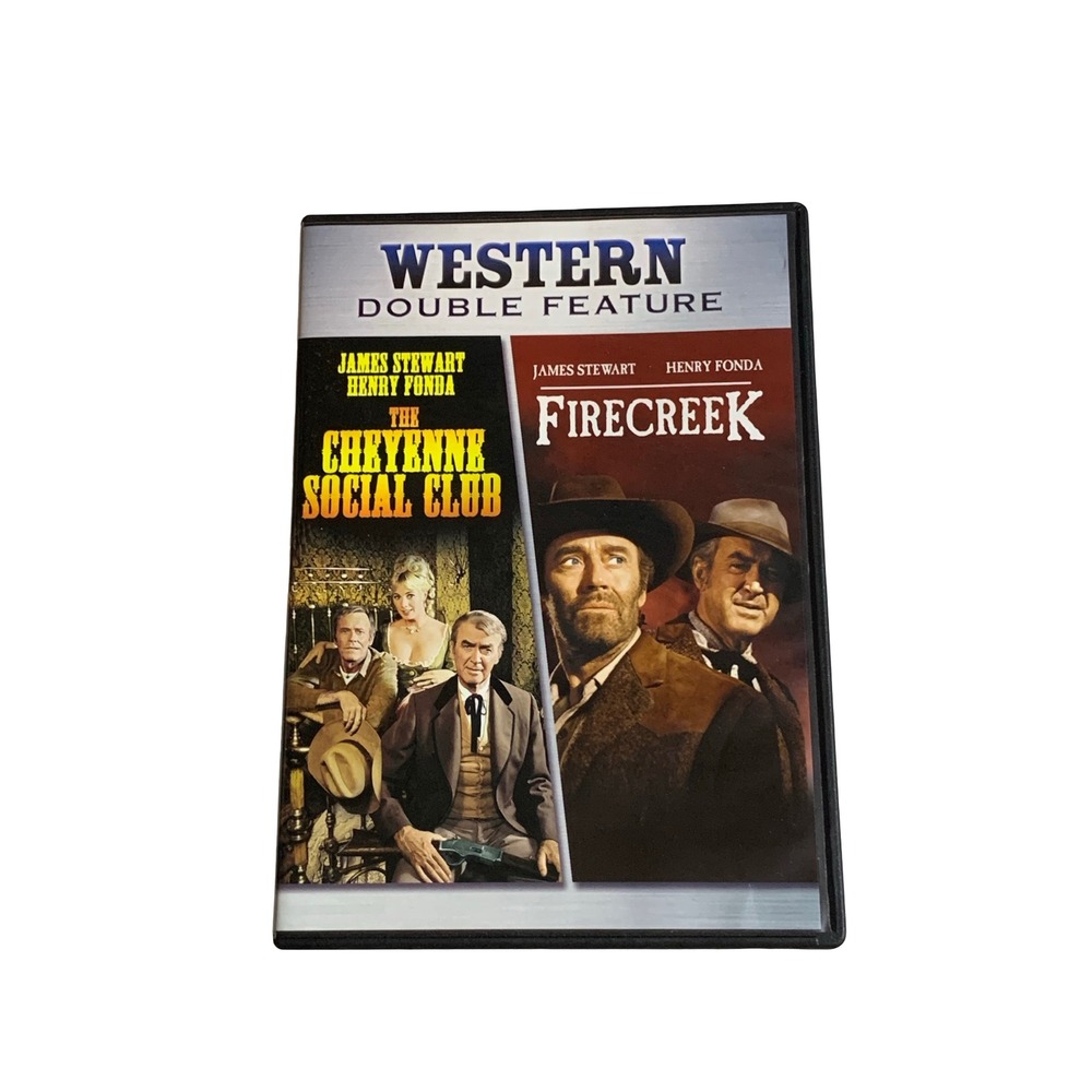 Western Double Feature DVD Cheyenne Social Club Firecreek James Stewart